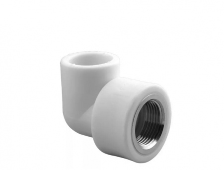 Угольник полипропилен 90 гр 40 мм (белый)