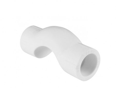 Обводное колено 32 мм (серый)