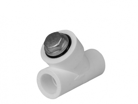 Фильтр сетчатый внутренний-внутренний 20 мм 1/2' (белый)