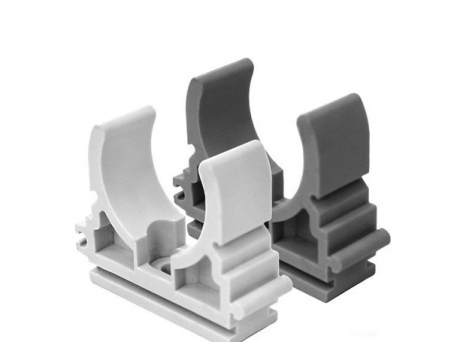 Опора 25/27 мм двойная (белый)