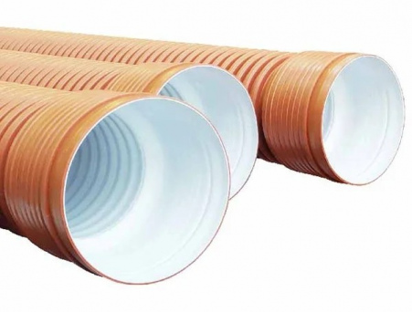 Труба гофрированная с раструбом DN/OD 500 / 427 мм SN8-SN9