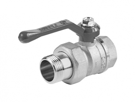 Кран шаровой, ручка- бабочка, муфтовый ВР /ВР 11Б27фт1М Ду 15 Ру-16 Т+150 (вд,пар)