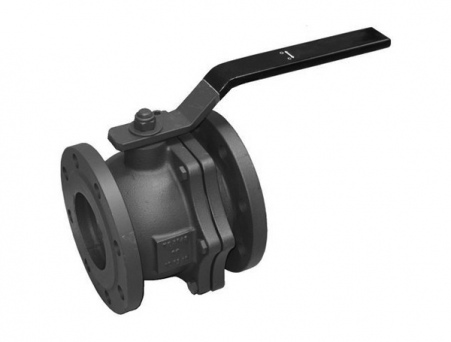 Кран шаровой проходной сальниковый фланцевый 11ч37Пф-4 Ду 100 РУ-16  Т-(+200) (п, вд,воздух), Т-(+90) (м, нф)