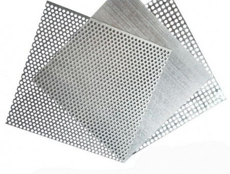 Лист стальной перфорированный 0.5x1000x2000; Rv 12-16