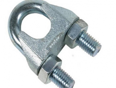 Зажим канатный винтовой 30 мм DIN 1142 усиленный